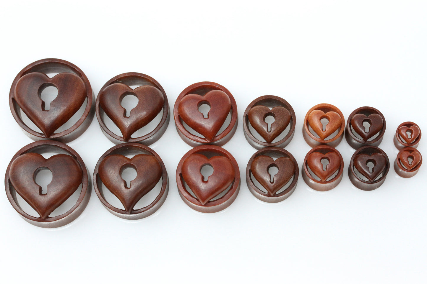 Hand carved heart tunnels