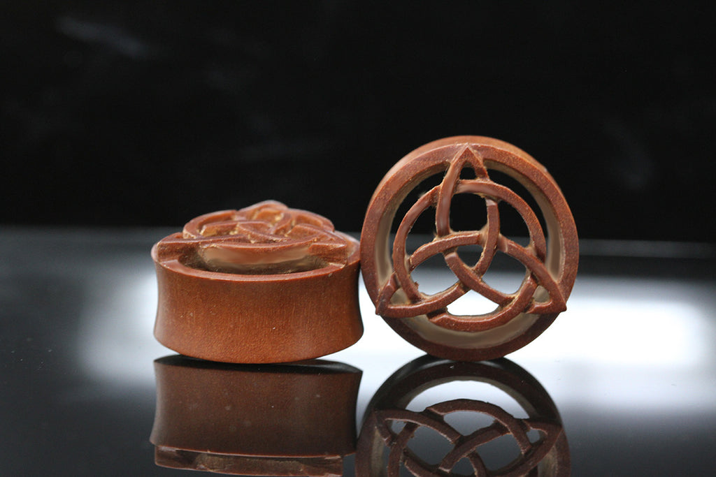 triquetra wood gauge plugs