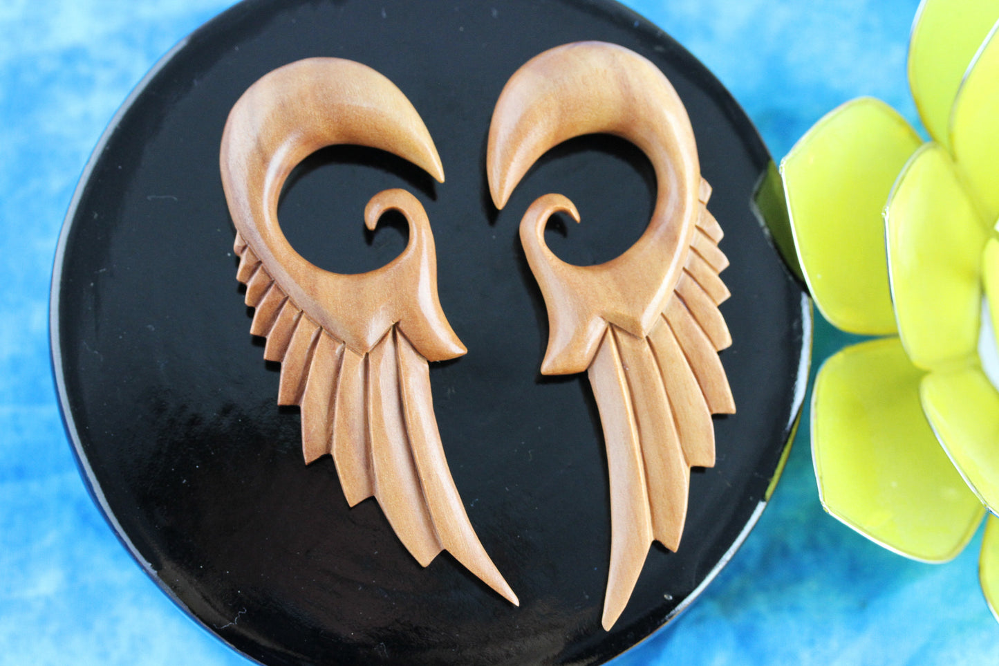 Wood Wings Stretched Ear plugs