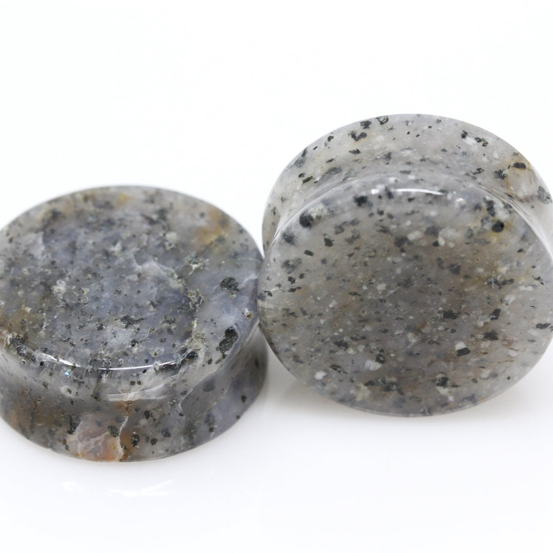 Grass Quartz Plugs - Pair 1