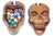 Skull Plug Gift Puzzle Box - Wooden Puzzle Box (Plugs not included)