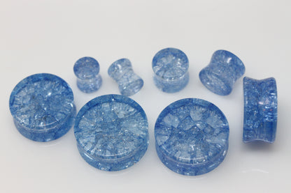 Blue Shatter Glass Plugs - Group 2