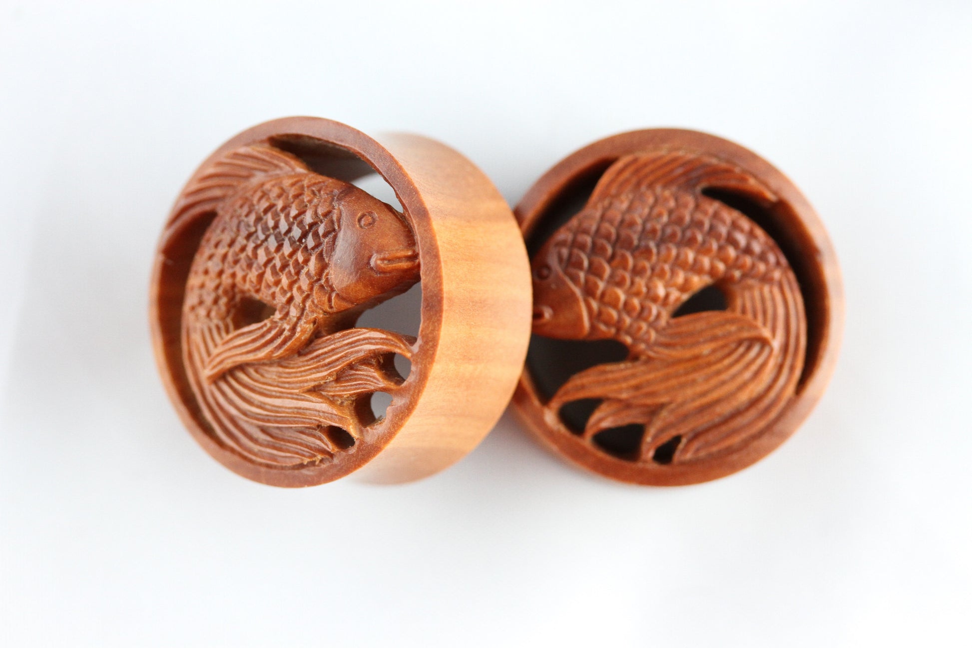 Carved Wood Fish Plugs