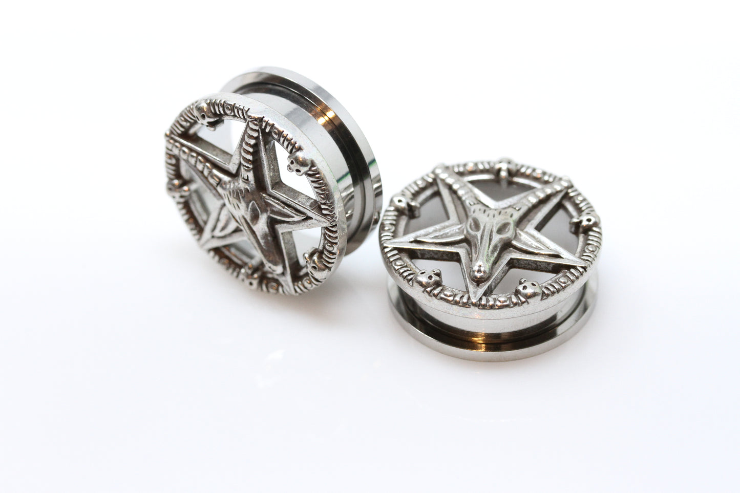 Pentagram Stainless Steel Tunnels