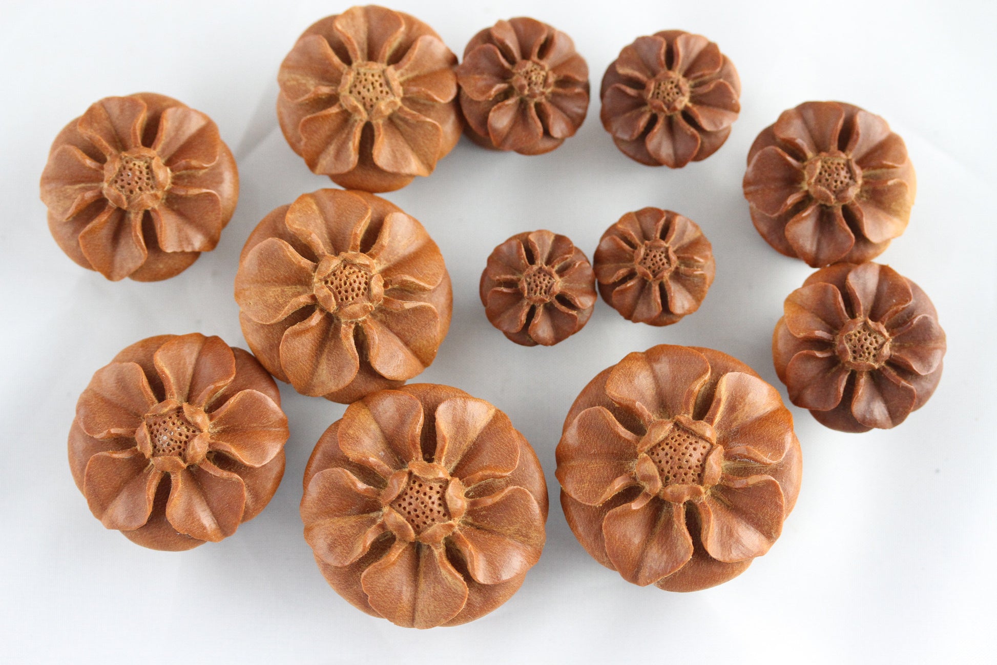 Sunflower Wooden Plugs