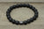Black Stone Bead Bracelet