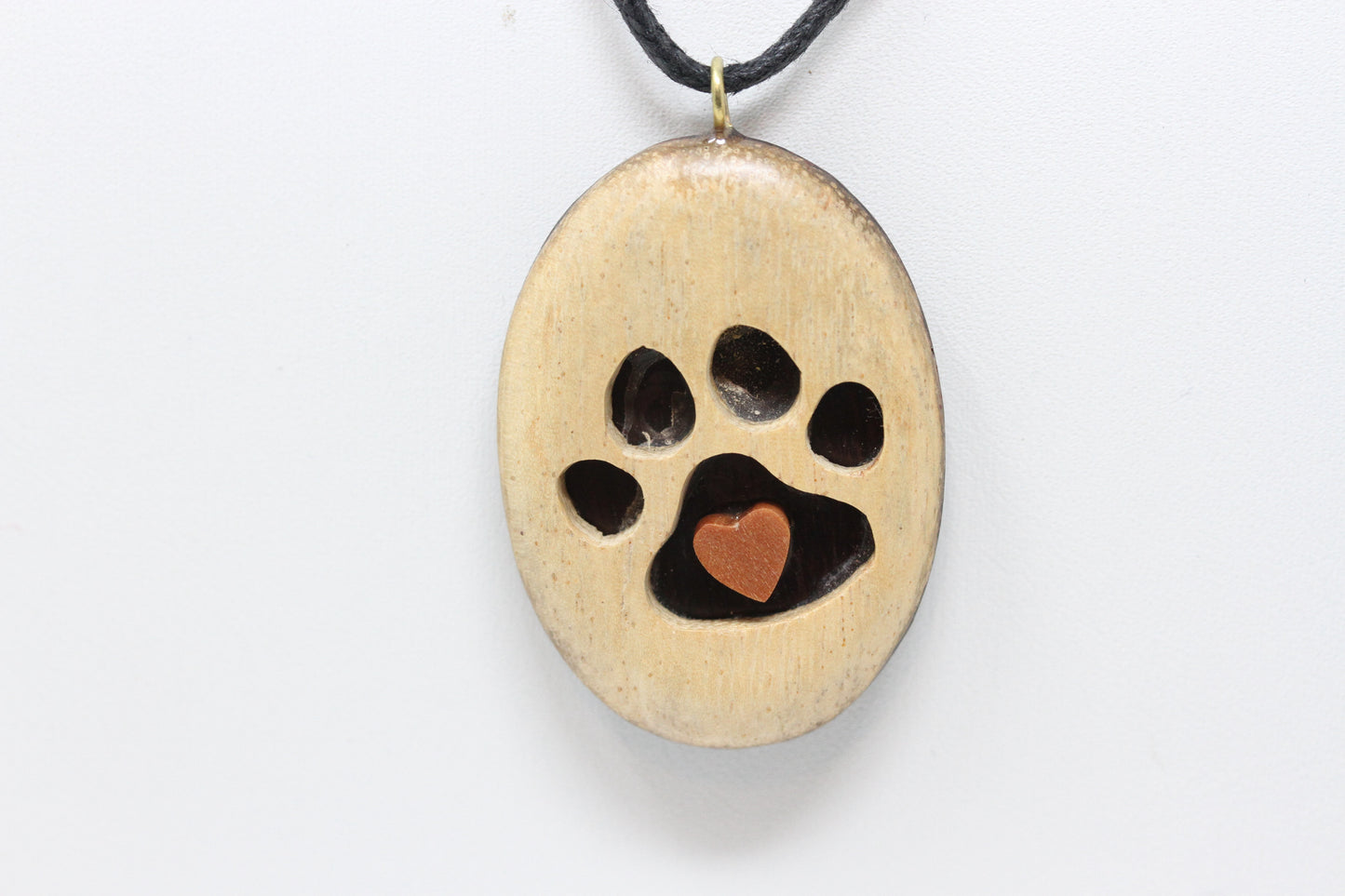 Hand Carved Pet Love Necklace - S063