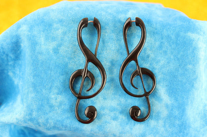Music Treble Clef Earrings