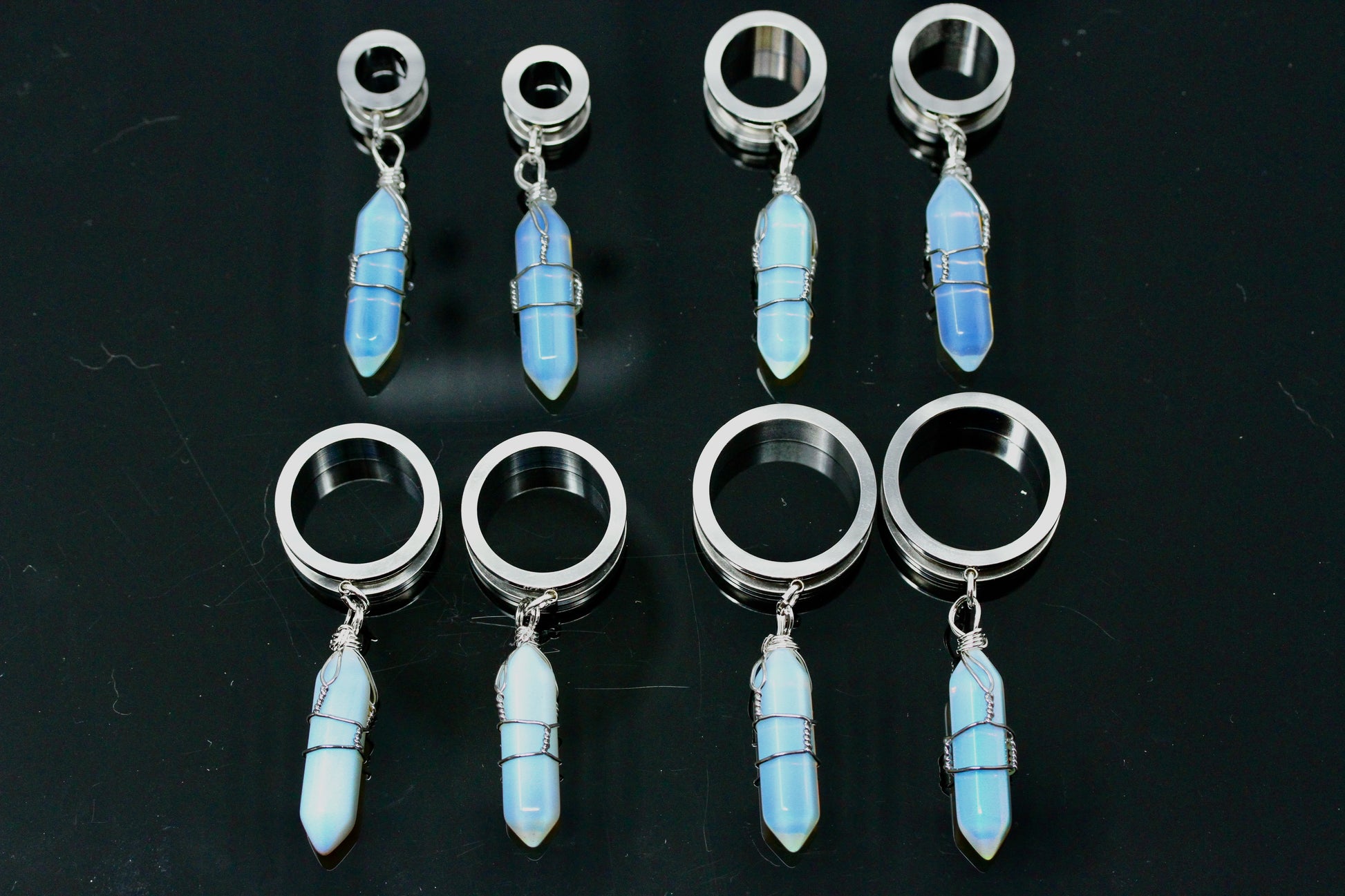 Opalite wand tunnel gauges