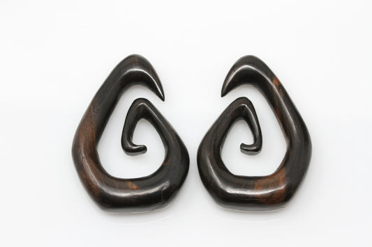 Wood - Areng, Plugs, Tunnels, Hangers