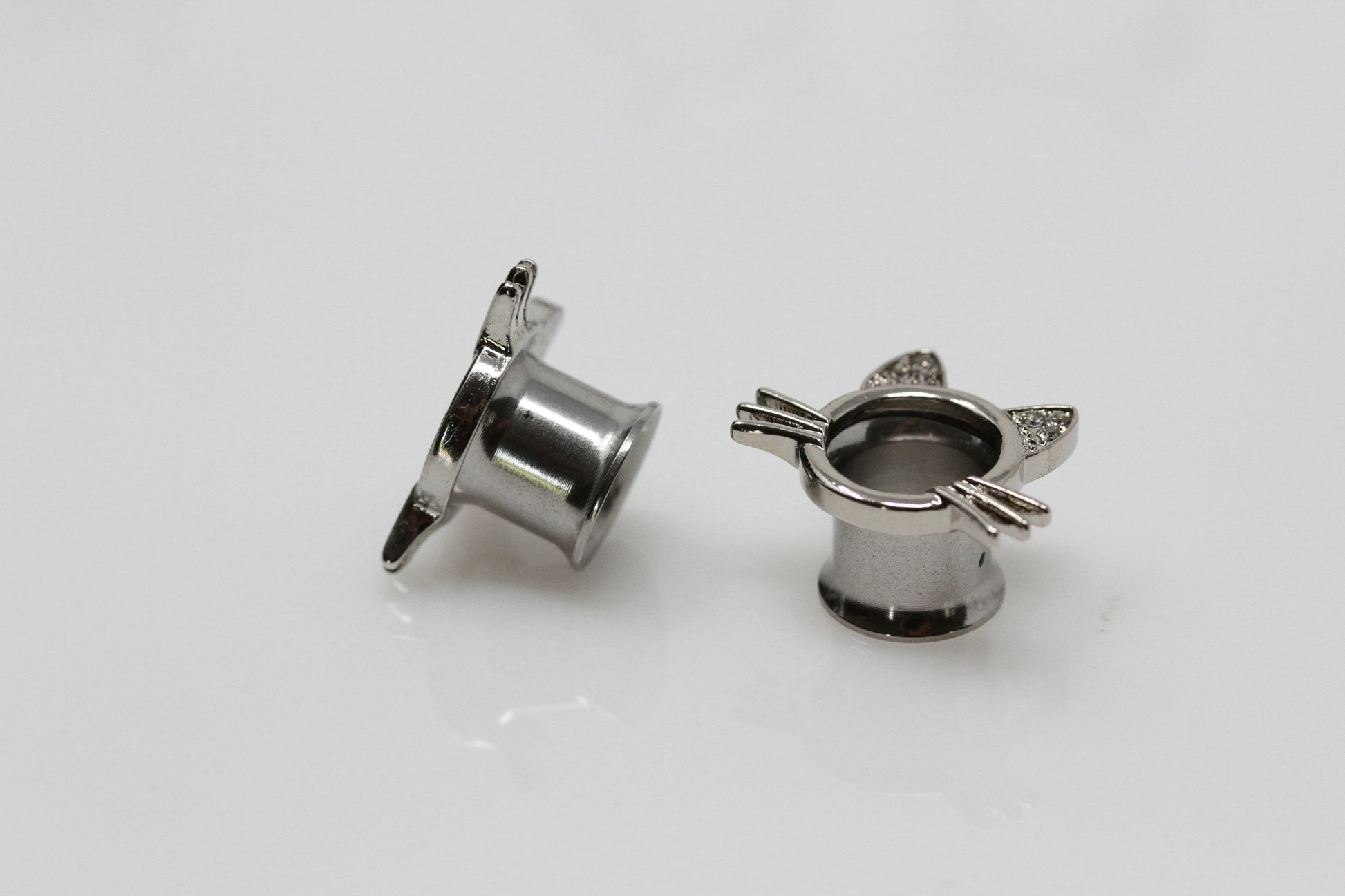 stainless steel tunnels for stretched ears