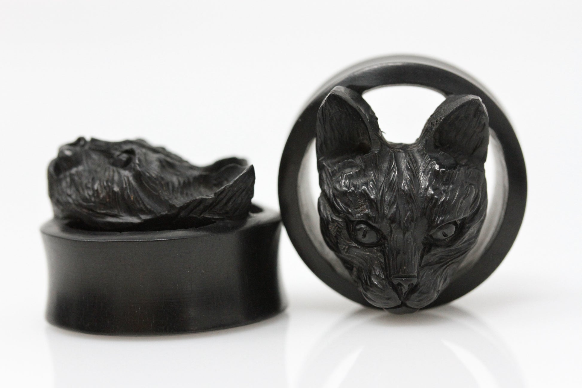 Wooden cat tunnel plugs