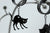 Halloween Scaredy Cat Danglers - Stainless Steel Screw on Tunnel (Pair) - TF036