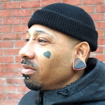 Wood Triangle Plug for Stretched Ears (Pair) - PA36 – Two Feather Plugs