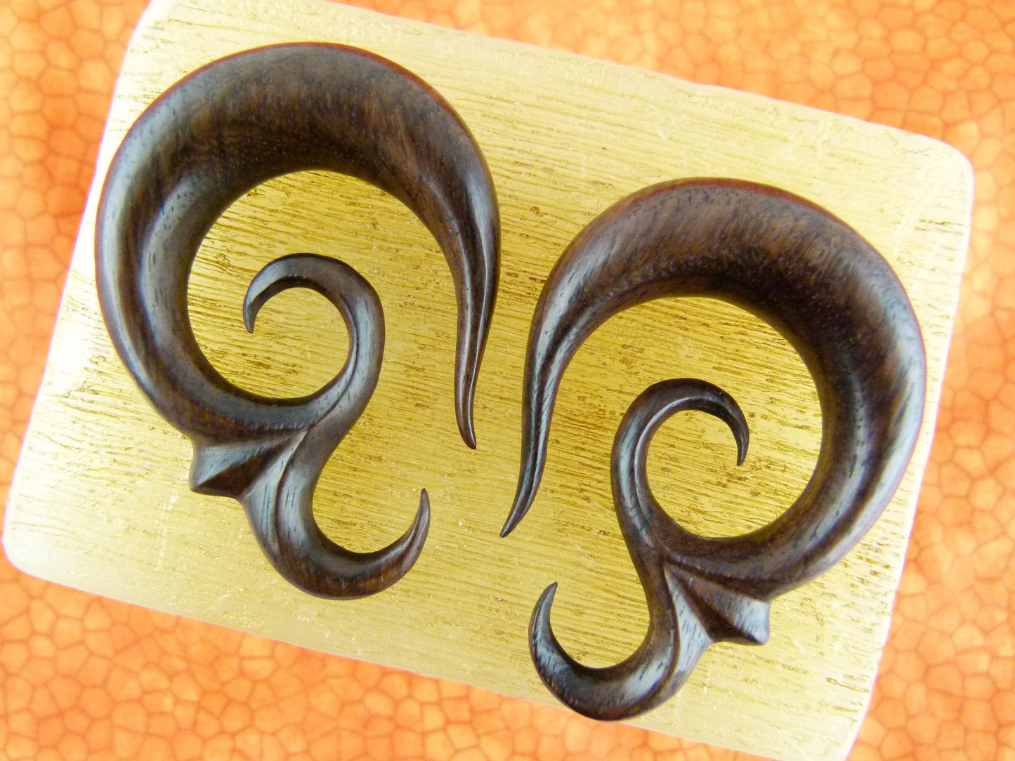 Wood Stretched Ear Hangers