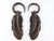 Wood Feather Hanger Plugs - Pair 2