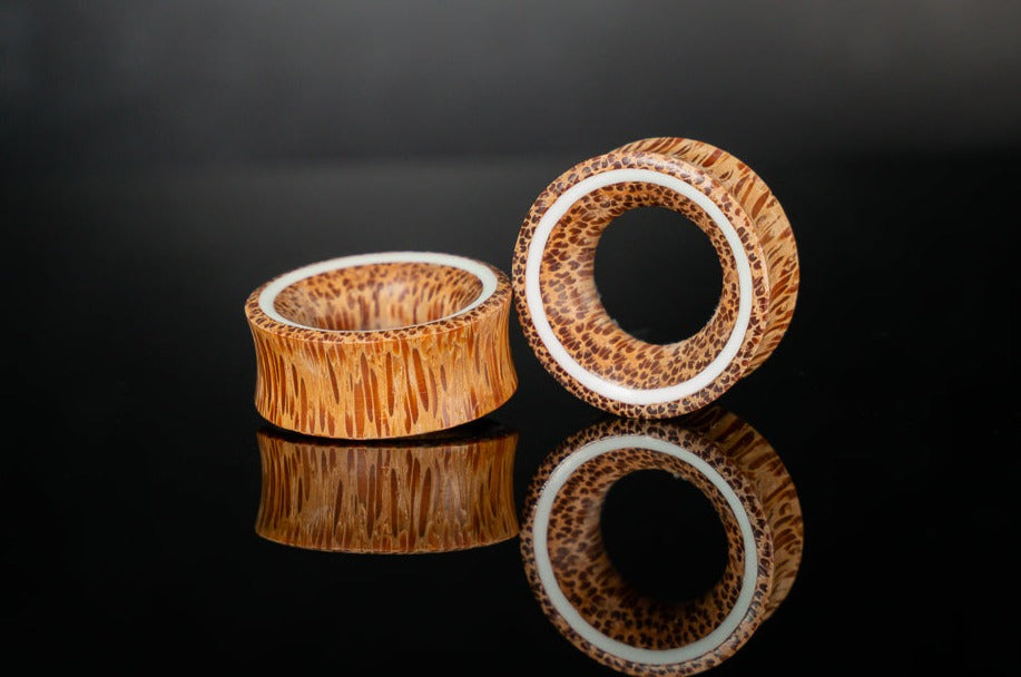 coconut wood gauged ears