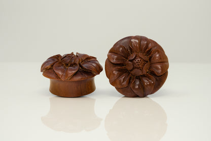 sunflower wooden plugs