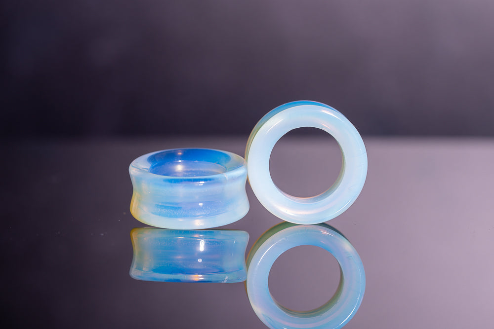 Opalite Tunnels for Stretched Ears (Pair) - PH30