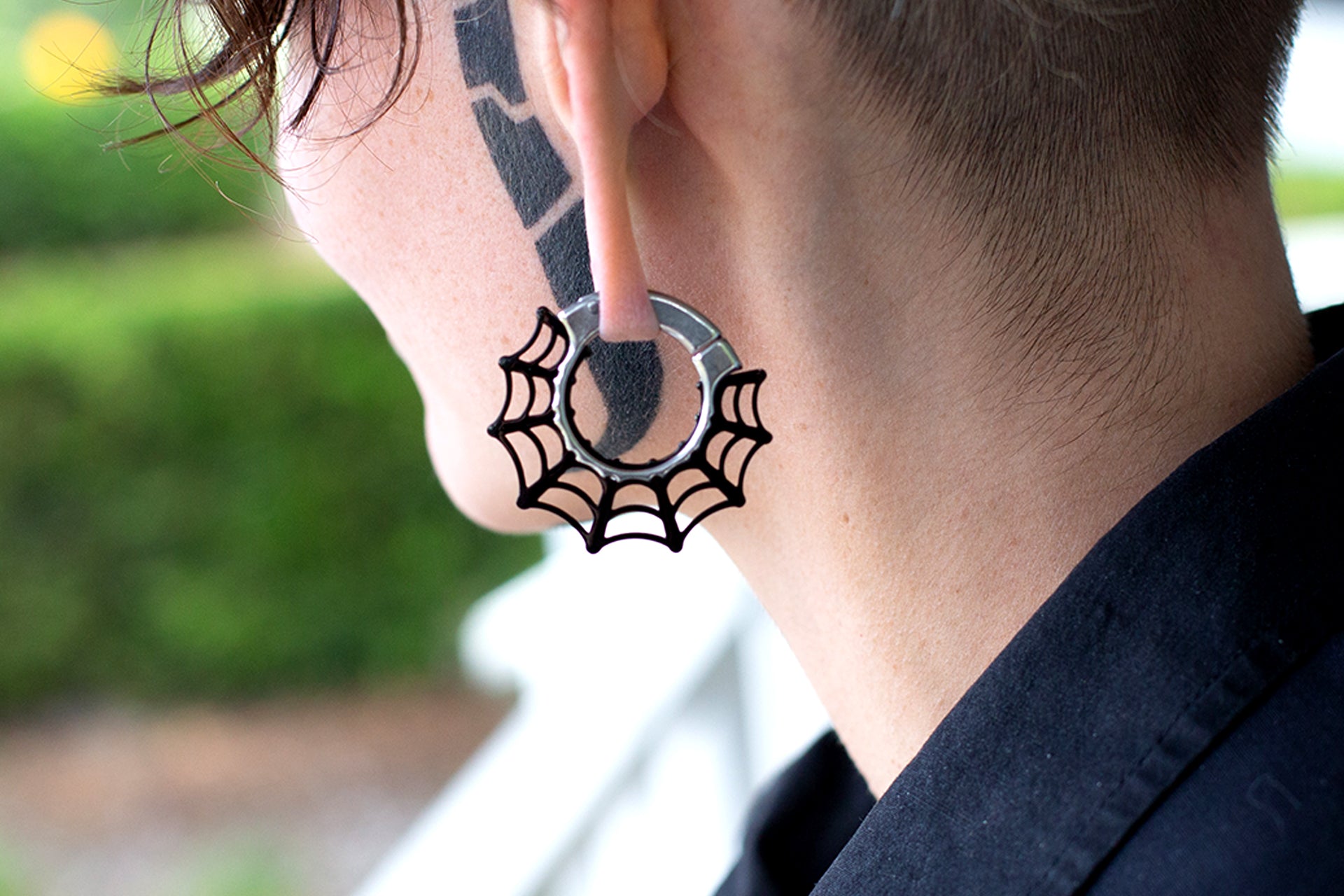Spider Web ear weights