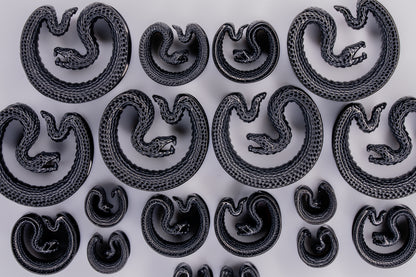 Black Snake Steel Saddles (Pair) - PSS90