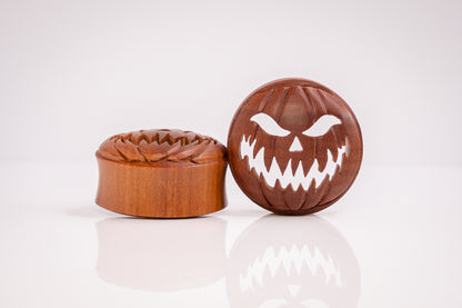 Evil Pumpkin Wooden Plugs - (Pair) - PA105