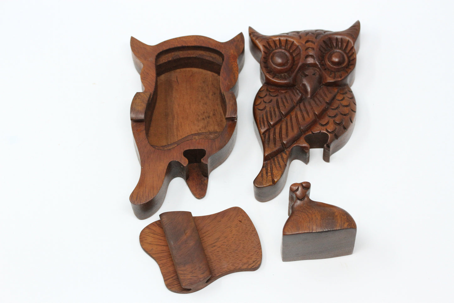 Owl Wooden Puzzle Box - Plug Gift Box