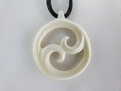 The waves of Yin and Yang Necklace - X006