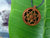 Yantra - Hand Carved Necklace - Wood necklace - Z013
