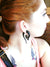 Black Horn Hanging Plugs for Stretched Earrings (Pair) - B015